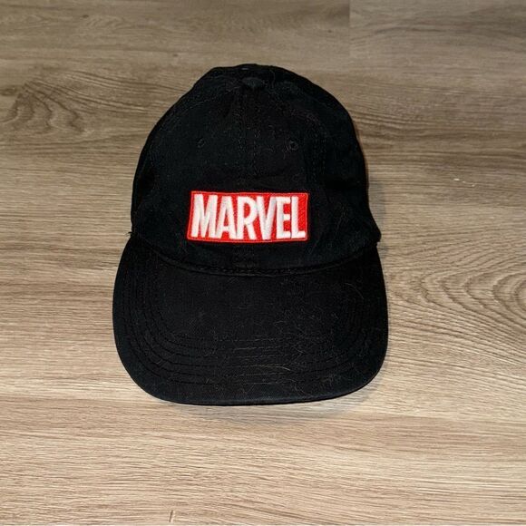 Kid's Marvel Black Baseball Hat - Picture 2 of 9